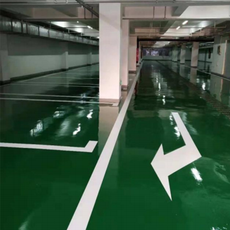 櫻花鎮(zhèn)小區(qū)停車場(chǎng)地坪漆